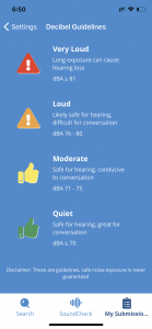 Decibel Guidelines